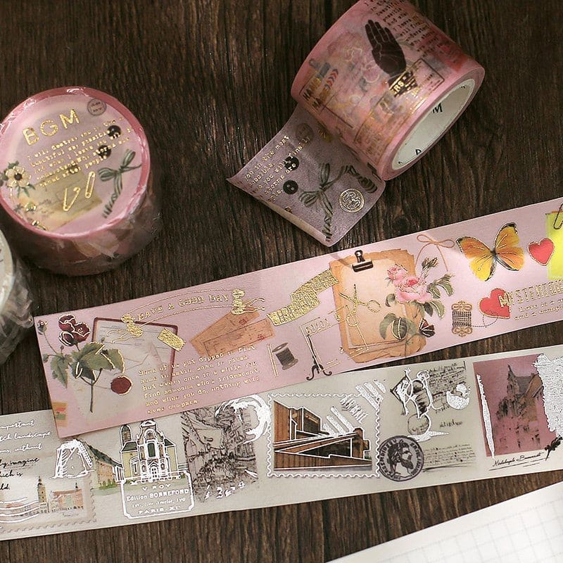 Washi Tape Special poem - Letter - BGM - Tidformera