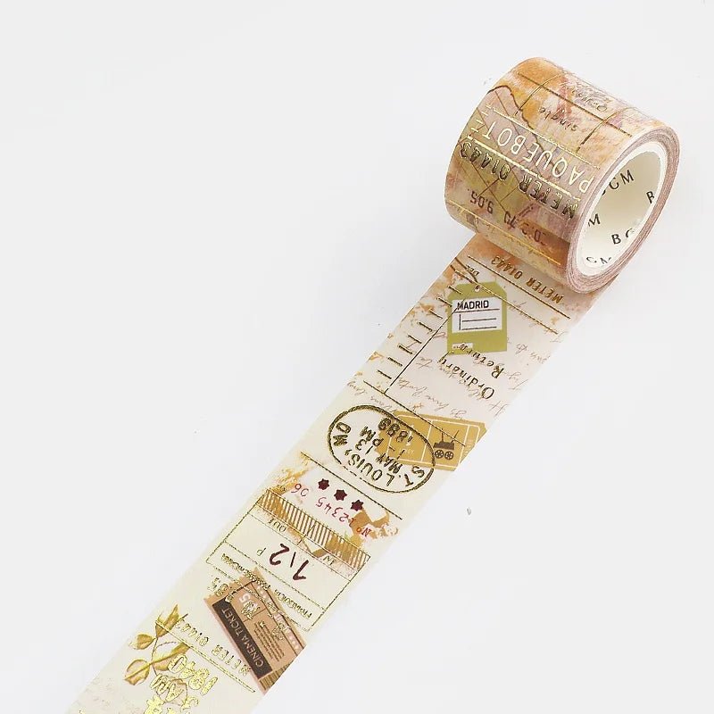 Washi Tape Special poem - Ticket - BGM - Tidformera