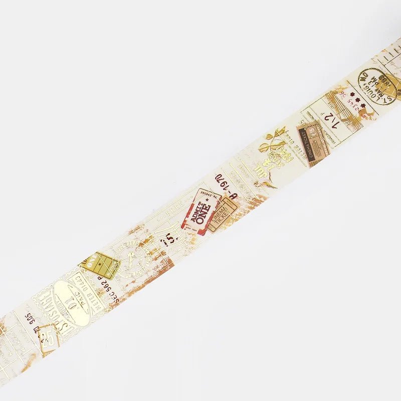 Washi Tape Special poem - Ticket - 3 - BGM - Tidformera