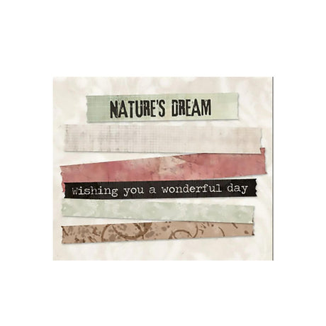 Washi tape Studio Light 6-pack - Nature's dream - Wonderful dream - Studio Light - Tidformera