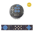 Washi Tape Tile Art - Night Sky - BGM - Tidformera