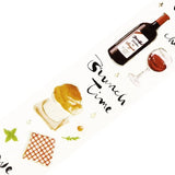 Washi Tape Today's Menu - Bistro - 2 - BGM - Tidformera