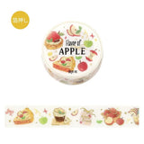 Washi Tape Tokimeki Flavor - Apple - 1 - BGM - Tidformera