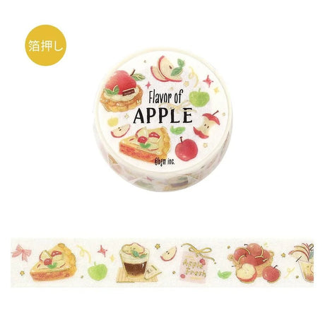 Washi Tape Tokimeki Flavor - Apple - 1 - BGM - Tidformera