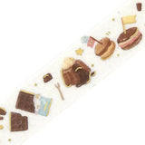 Washi Tape Tokimeki Flavor - Chocolate - 2 - BGM - Tidformera
