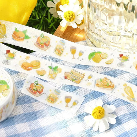 Washi Tape Tokimeki Flavor - Lemon - 2 - BGM - Tidformera