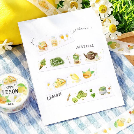 Washi Tape Tokimeki Flavor - Lemon - 4 - BGM - Tidformera