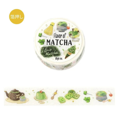 Washi Tape Tokimeki Flavor - Matcha - 1 - BGM - Tidformera
