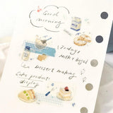 Washi Tape Tokimeki Flavor - Milk - 4 - BGM - Tidformera