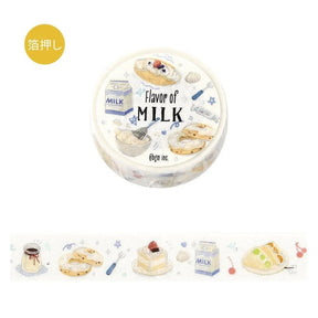 Washi Tape Tokimeki Flavor - Milk - 1 - BGM - Tidformera