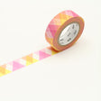 Washi Tape Triangle and diamond - Pink - MT masking tape - Tidformera