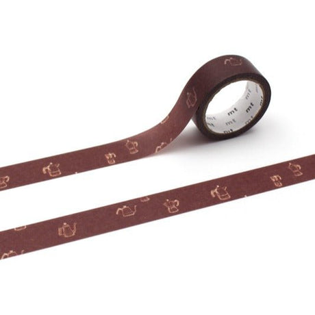 Washi Tape Upcycle - 15 mm - Coffee pot & maker - 1 - MT masking tape - Tidformera