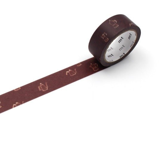 Washi Tape Upcycle - 15 mm - Coffee pot & maker - 3 - MT masking tape - Tidformera