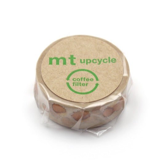 Washi Tape Upcycle - 15 mm - Coffee stain - 2 - MT masking tape - Tidformera