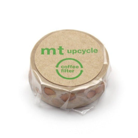 Washi Tape Upcycle - 15 mm - Coffee stain - 2 - MT masking tape - Tidformera