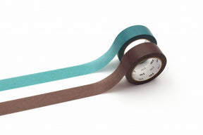 Washi Tape - Upcycled - 2 - pack Light blue Gray purple - 1 - MT masking tape - Tidformera