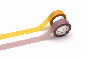 Washi Tape - Upcycled - 2 - pack Yellow Lavender - 1 - MT masking tape - Tidformera