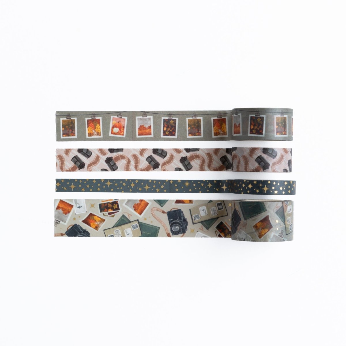 Washi tape - Vintage Camera - 4 - pack - Archer & Olive - Tidformera