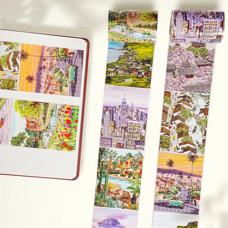 Washi Tape Wanderlust - 70 mm - 1 - Washi Tape Shop - Tidformera