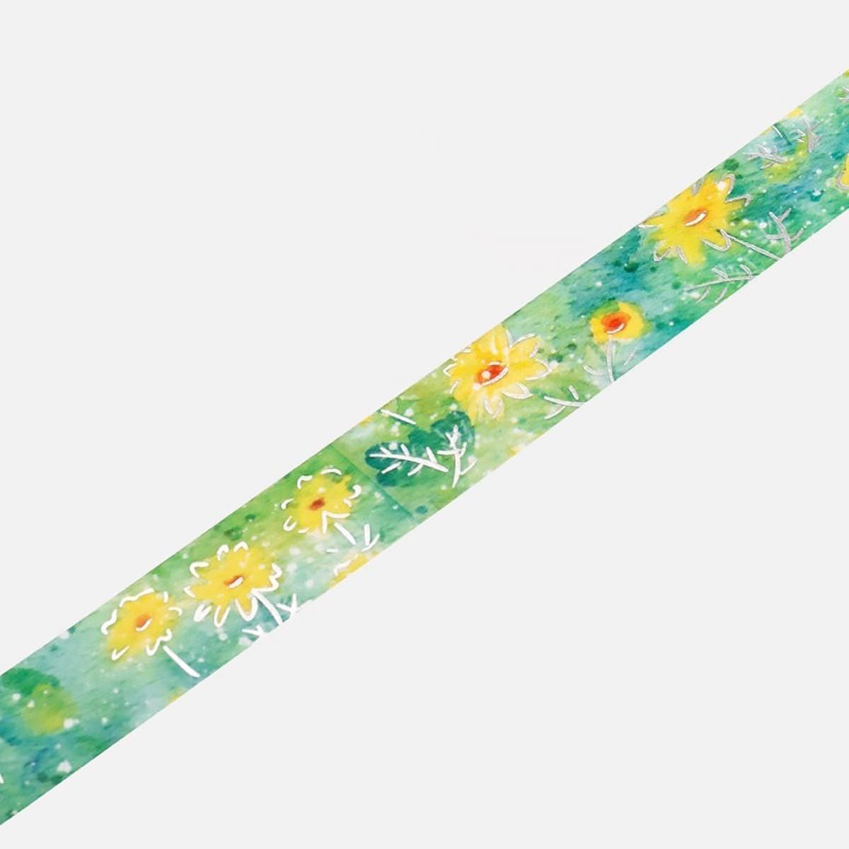 Washi Tape Watercolor Flower - Chrysanthemum - 2 - BGM - Tidformera