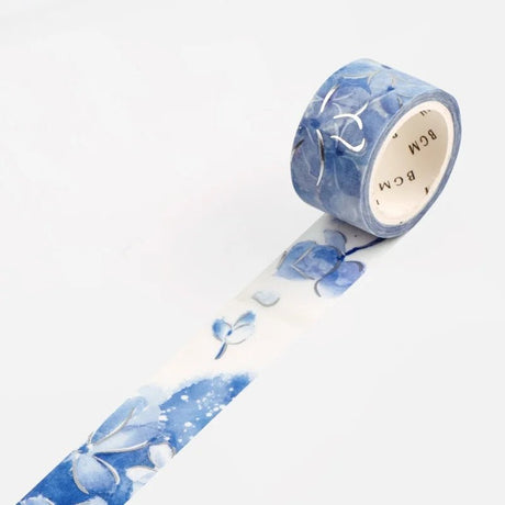 Washi Tape Watercolor Flower - Hydrangea - 2 - BGM - Tidformera