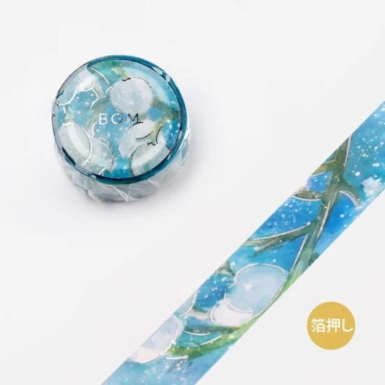 Washi Tape Watercolor Flower - Suzuran - BGM - Tidformera