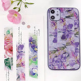 Washi Tape Watercolor Flower - Violet - BGM - Tidformera