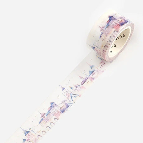 Washi Tape Watercolor Town - European city - BGM - Tidformera