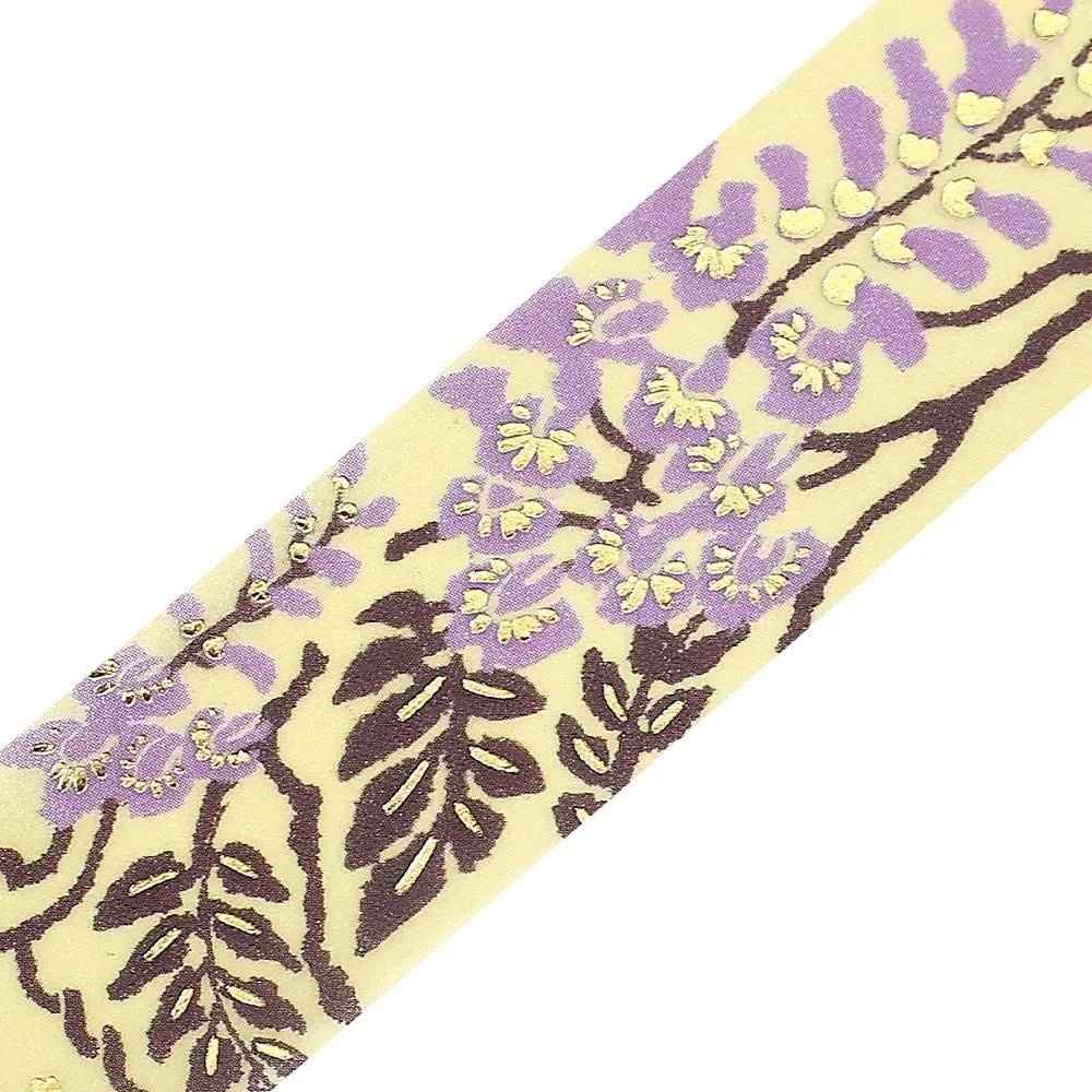 Washi Tape Wisteria flower - 2 - BGM - Tidformera