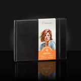 Watercolour Book Deckle Edge 100 % Cotton - A5 Landscape - 1 - Hahnemühle - Tidformera