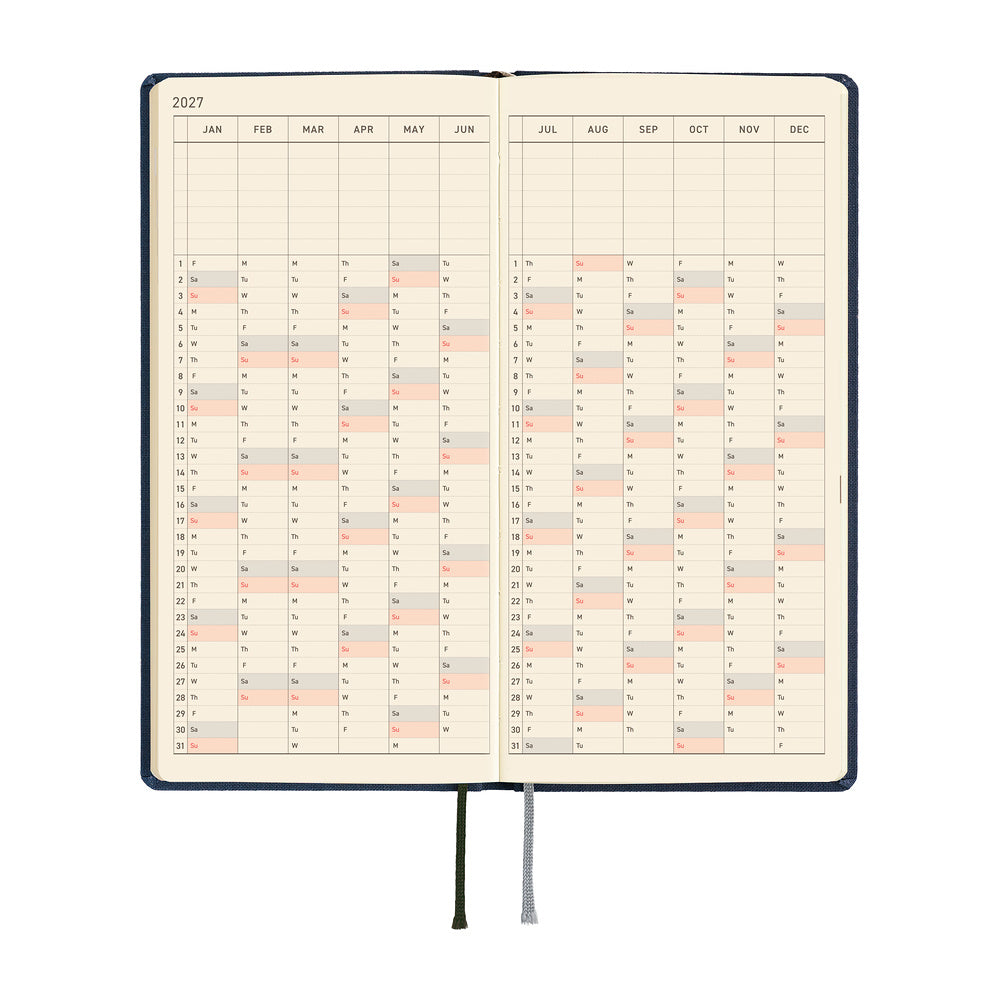 Hobonichi - Weeks Colors: Midnight Blue - 2027