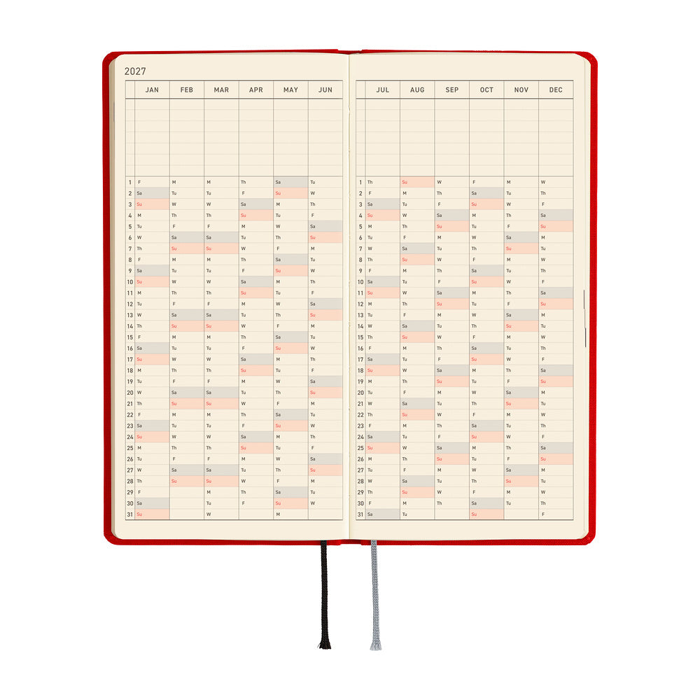 Hobonichi - Weeks Colors: Poppy Red - 2027