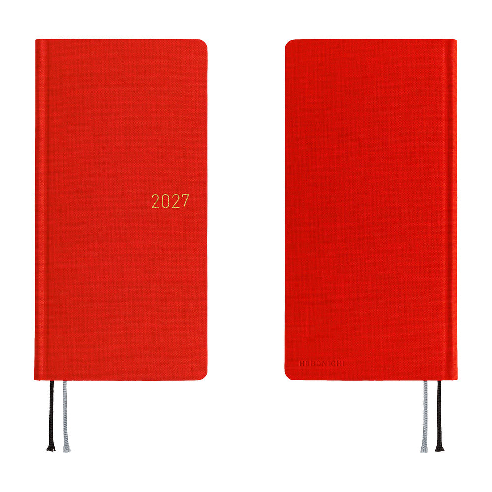 Hobonichi - Weeks Colors: Poppy Red - 2027