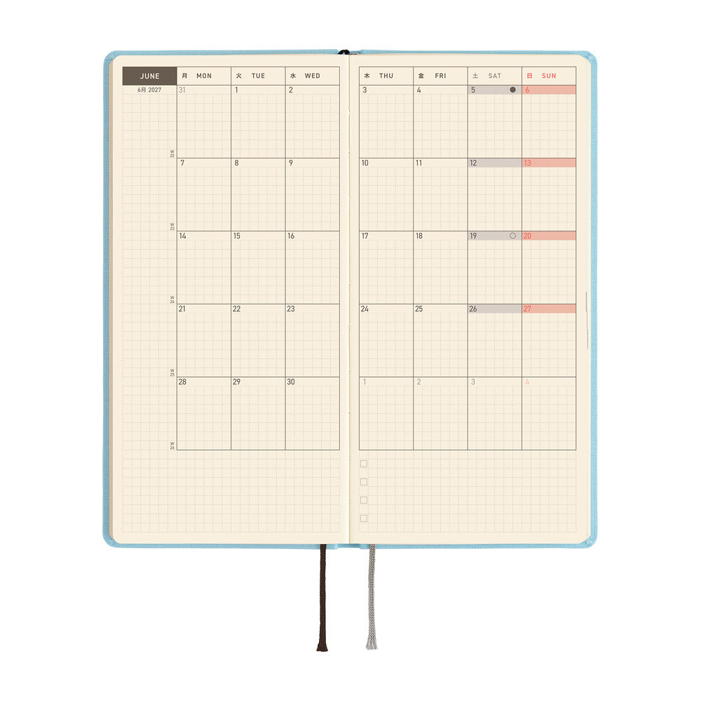 Hobonichi - Weeks Colors: Sea Glass - 2027