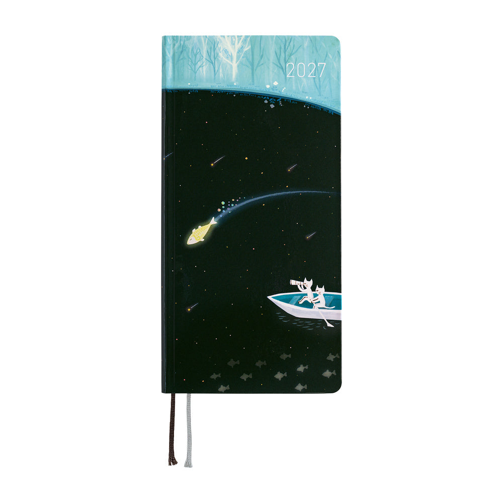 Hobonichi - Weeks Hiroko Kubota: Meteor Shower in the Light Blue Forest - 2027
