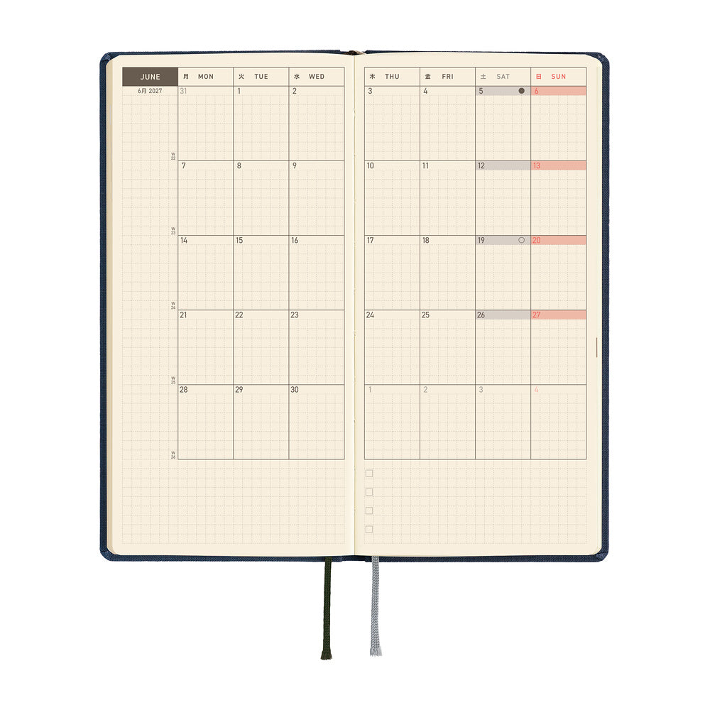 Hobonichi - Weeks MEGA Colors: Midnight Blue - 2027