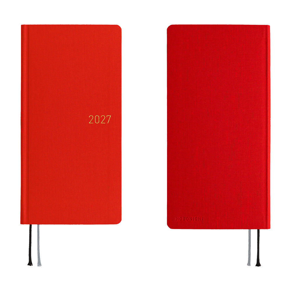 Hobonichi - Weeks MEGA Colors: Poppy Red - 2027