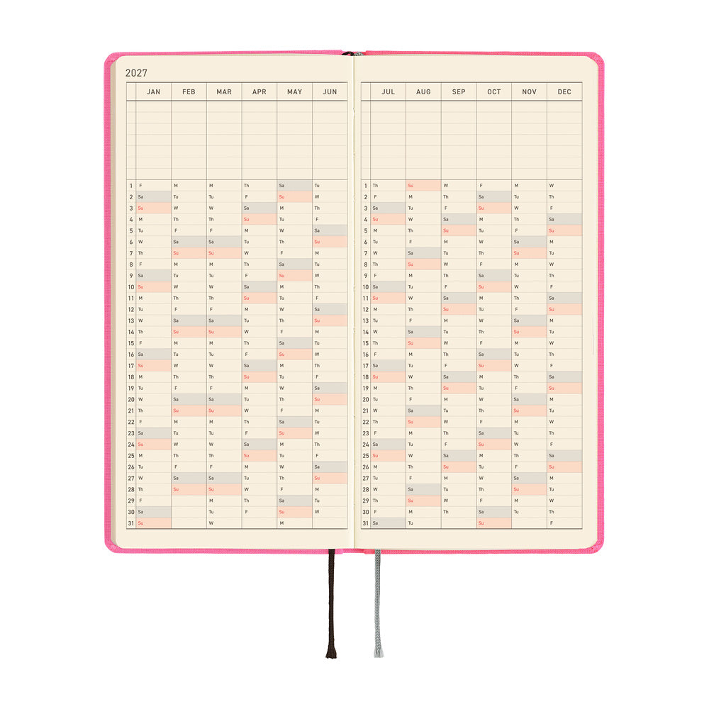 Hobonichi - Weeks MEGA Colors: Pink Sapphire - 2027