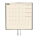 Hobonichi - Weeks White Line: Black - 2027