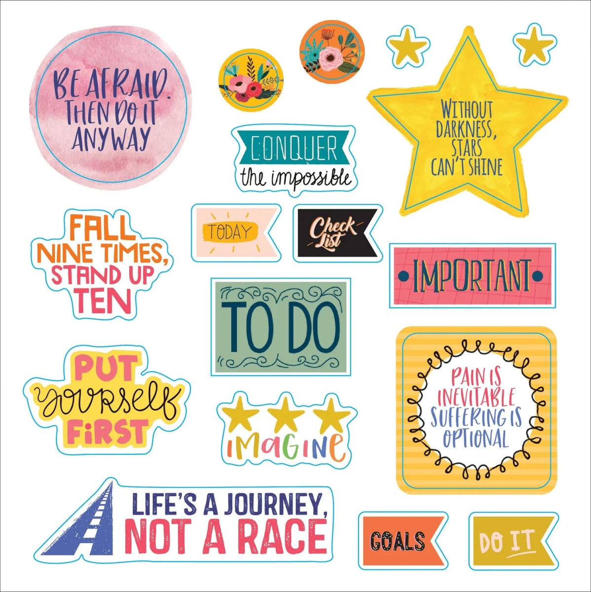 Whatever you say! A words and phrases sticker book - 10 - Peter Pauper Press - Tidformera