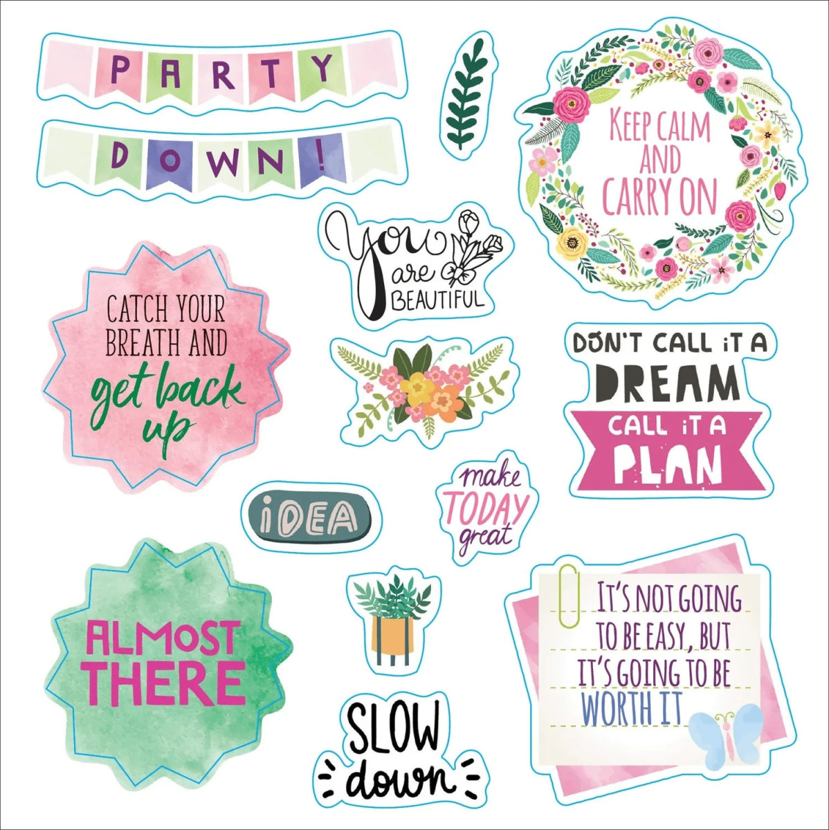 Whatever you say! A words and phrases sticker book - 7 - Peter Pauper Press - Tidformera