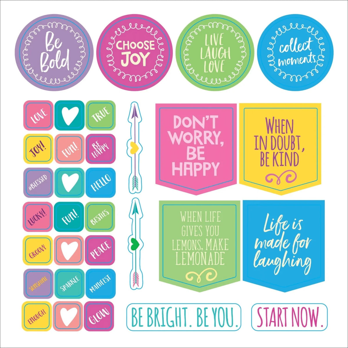 Whatever you say! A words and phrases sticker book - 4 - Peter Pauper Press - Tidformera