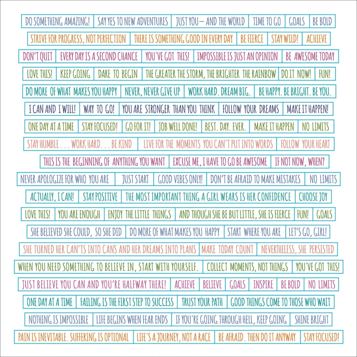 Whatever you say! A words and phrases sticker book - 2 - Peter Pauper Press - Tidformera