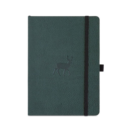 Wildlife A5 Soft cover Dotted Deer från Dingbats* - Mörkgrön anteckningsbok med mjuk pärm. Boken har svart gummiband för stängning samt pennhållare.
 - Tidformera