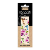 Wooden bookmark - Peonies - Cozywood - Tidformera