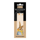 Bokmärke i trä med en kanin som har tröja och halsduk. Wooden bookmark - Rabbit från Cozywood - Tidformera