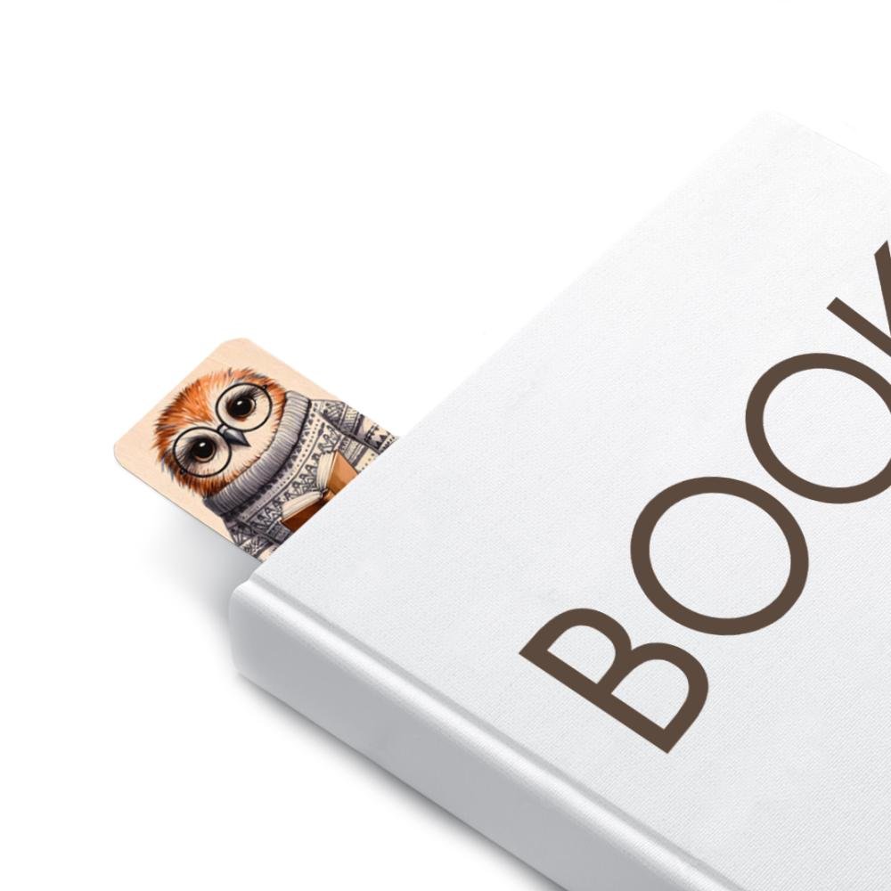 Wooden Booktags - The heroes of the stories - 3 - Cozywood - Tidformera