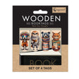 Wooden Booktags - The heroes of the stories - 1 - Cozywood - Tidformera
