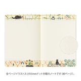 Yuru Log Notebook B6 Dotted - Cat - 3 - Midori - Tidformera