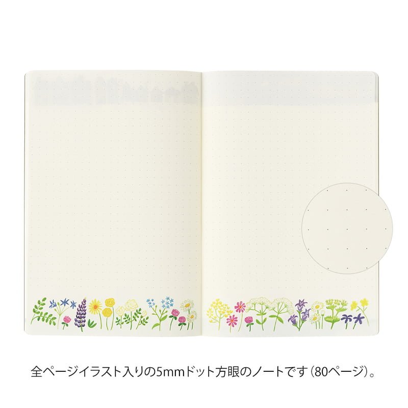 Yuru Log Notebook B6 Dotted - Scandinavia - 6 - Midori - Tidformera